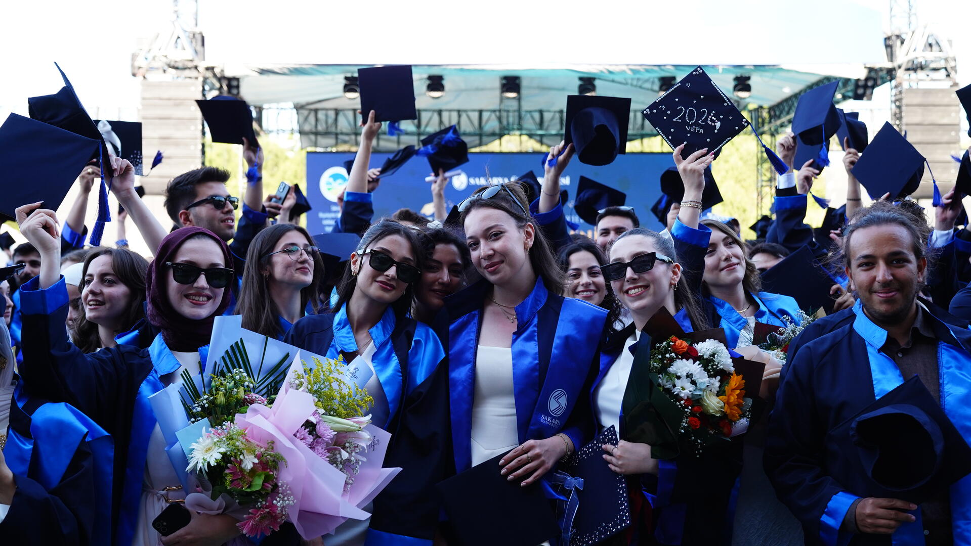 SAU'de Mezuniyet Heyecanı Mühendislik Fakültesi ile Sona Erdi