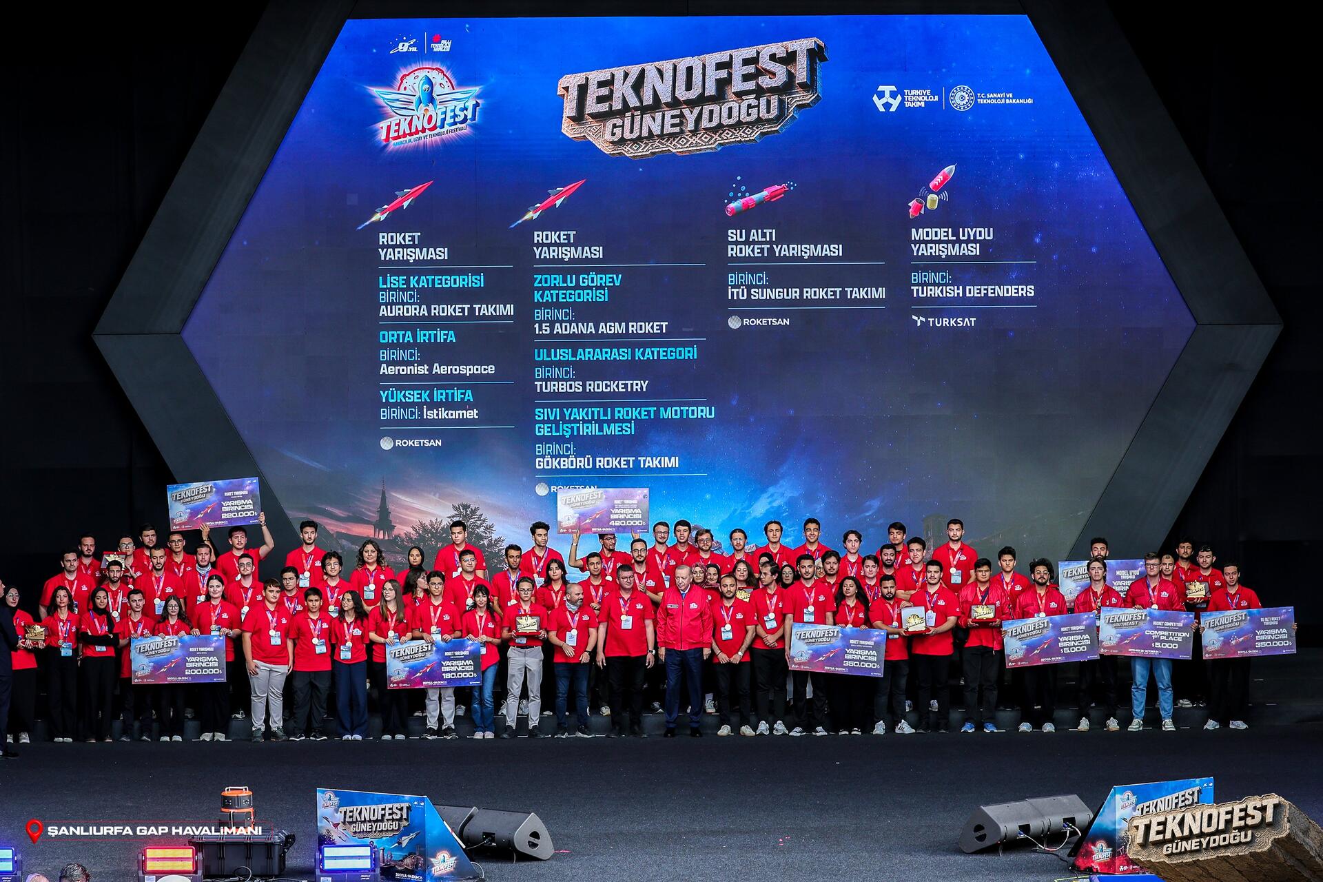 TEKNOFEST’te SAU Gururu: Ödülleri Cumhurbaşkanı Erdoğan Verdi
