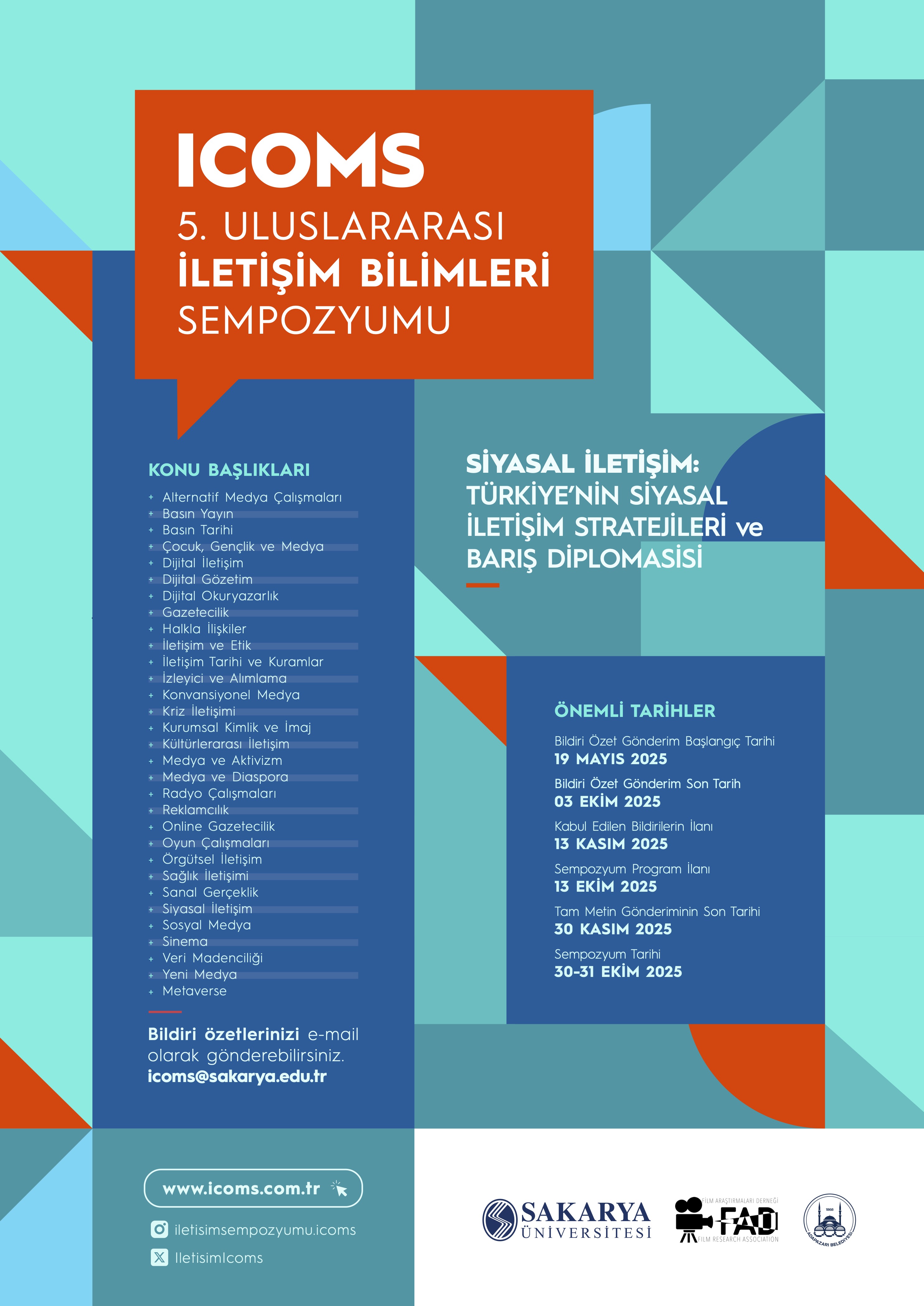 Türkiye’nin Barış Diplomasisi Sakarya'da Ele Alınacak