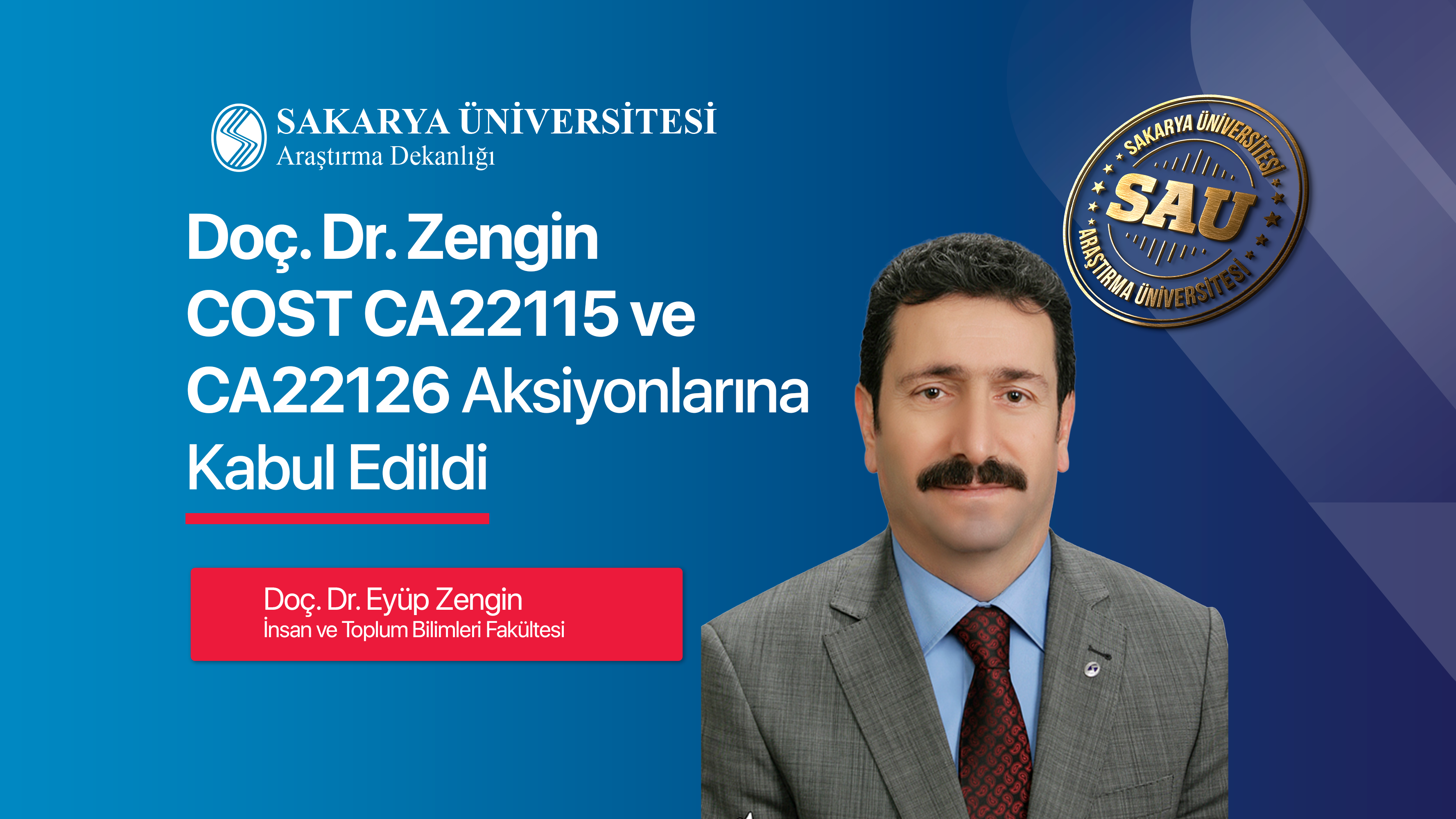İnsan ve Toplum Bilimleri Fakültesinden COST Aksiyonu