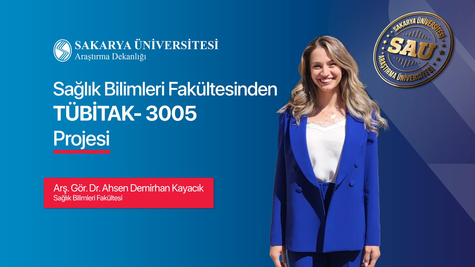 Sağlık Bilimleri Fakültesinden TÜBİTAK-3005 Projesi