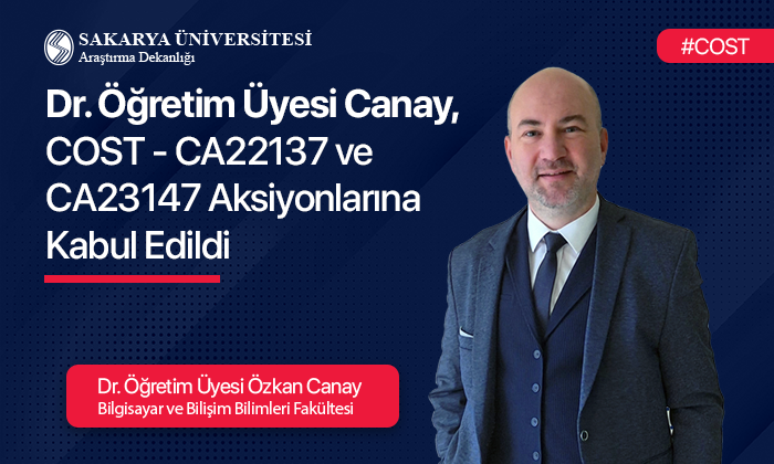 Bilgisayar ve Bilişim Bilimleri Fakültesinden COST Aksiyonu