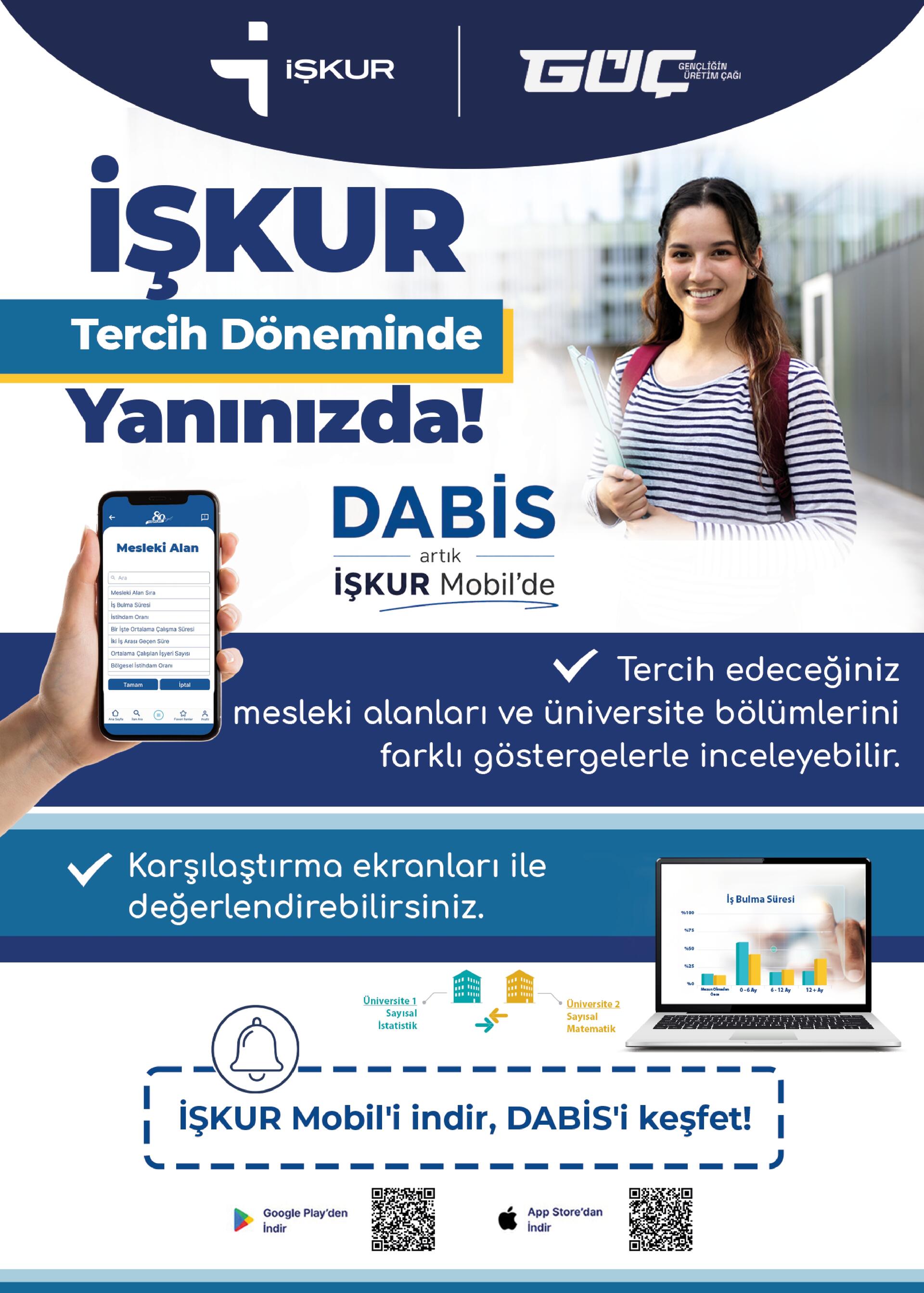Tercih Sürecinde DABİS ile Kariyer Planlamasına Dijital Destek