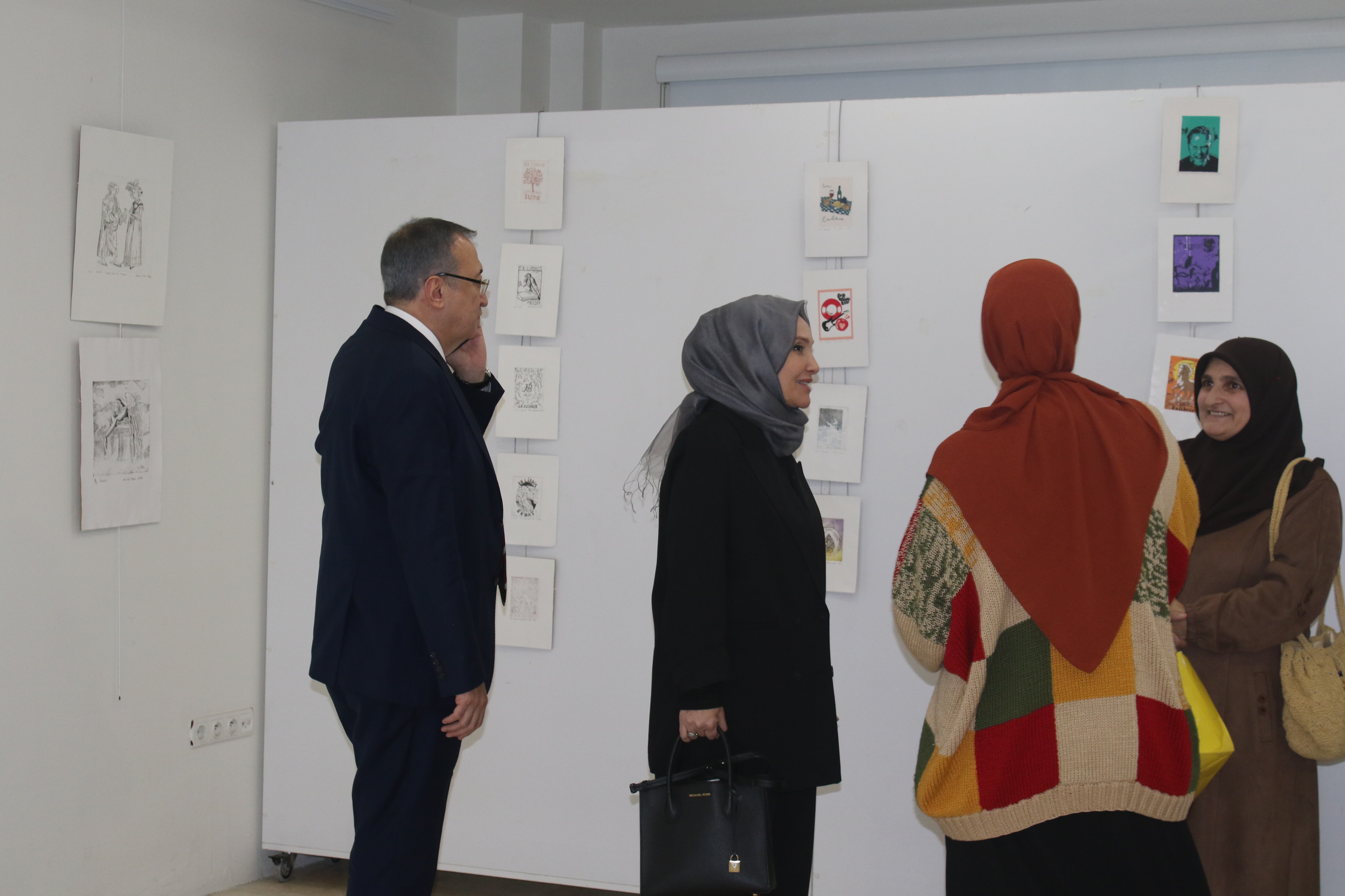 Özgün Baskı Sergisi Sanatseverlerle Buluştu