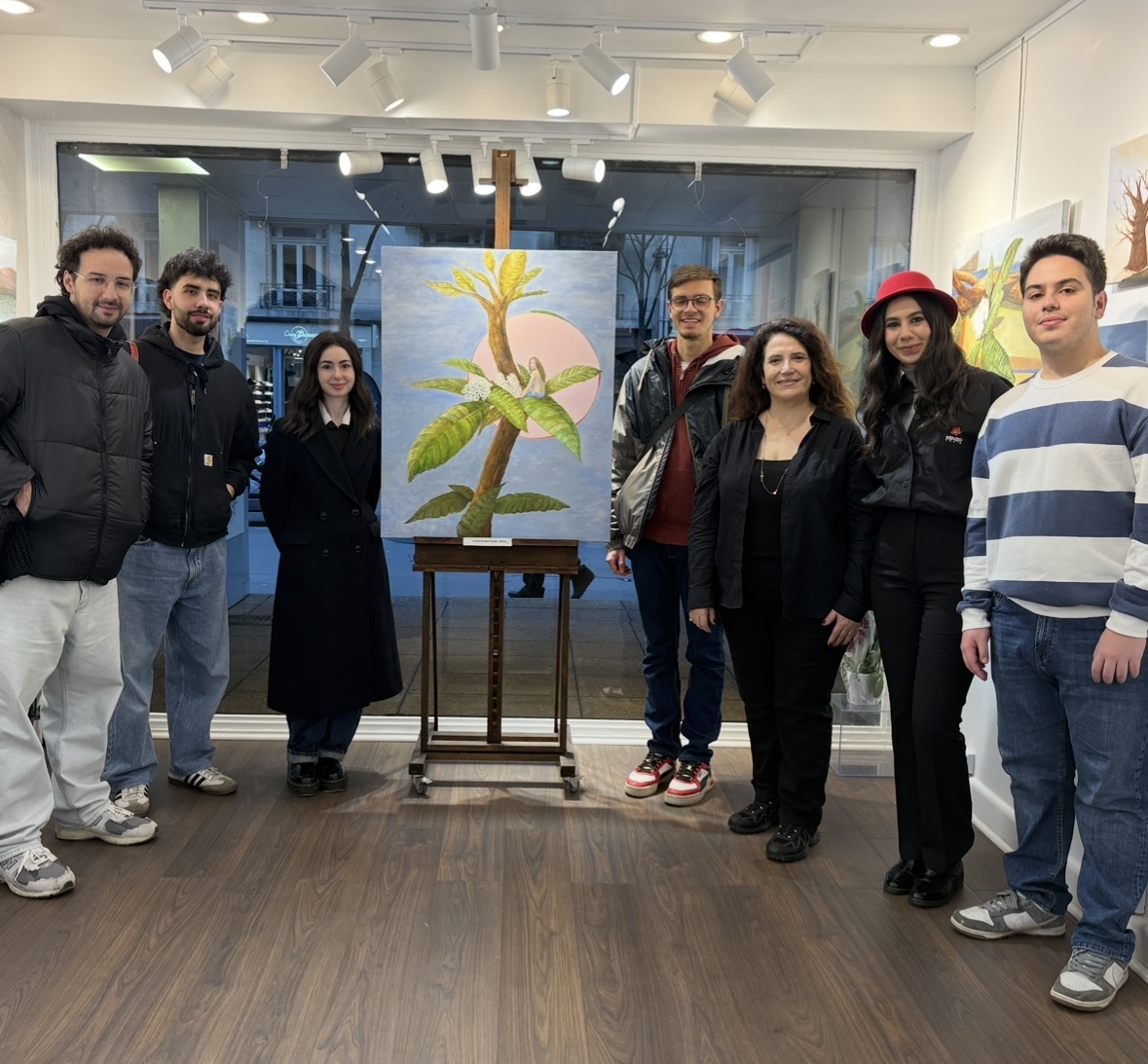 STMF Resim Bölümü Dr. Öğr. Üyesi İldeş’ten Paris’te Kişisel Sergi