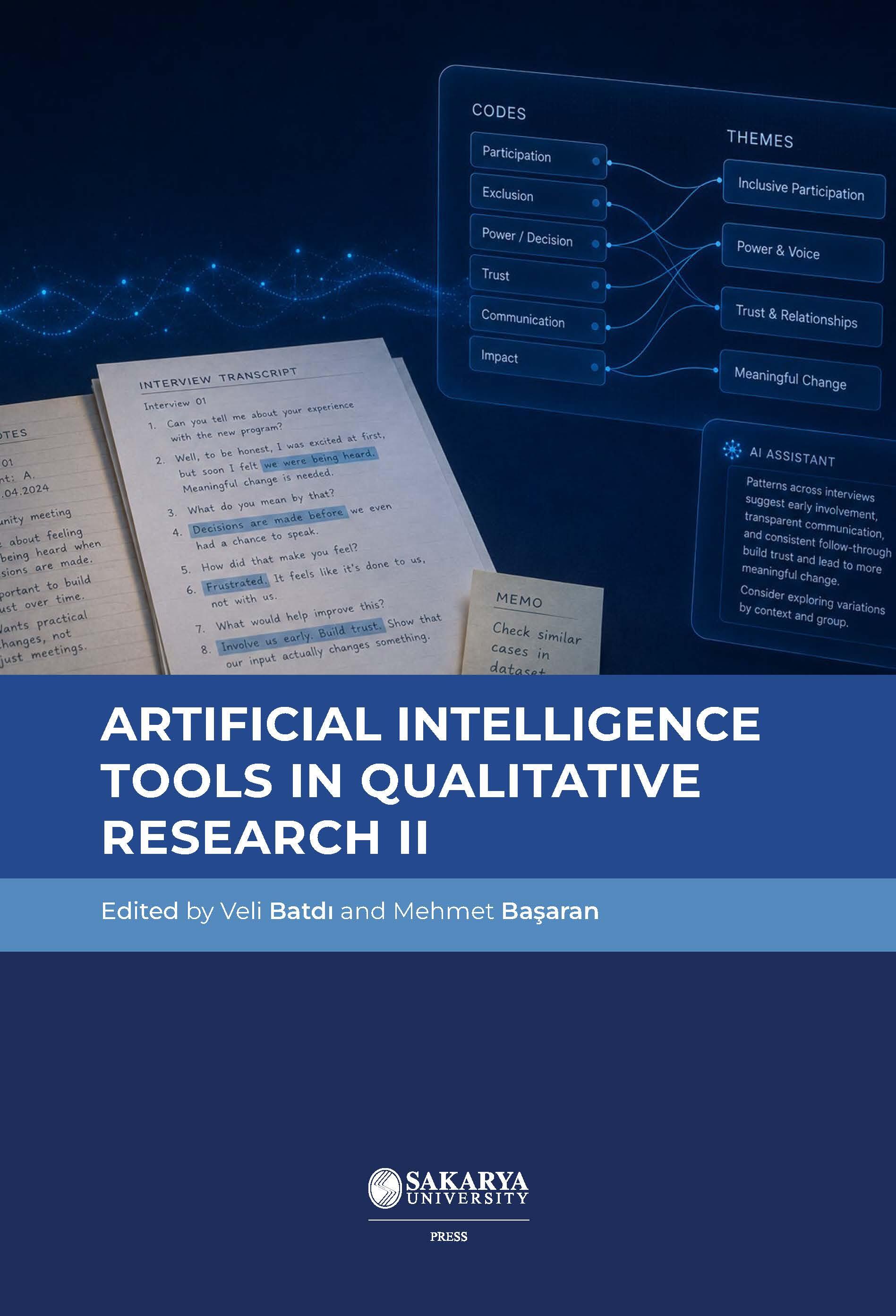 SAU Yayınları’ndan Yeni Bir Eser Daha: Artificial Intelligence Tools in Qualitative Research II