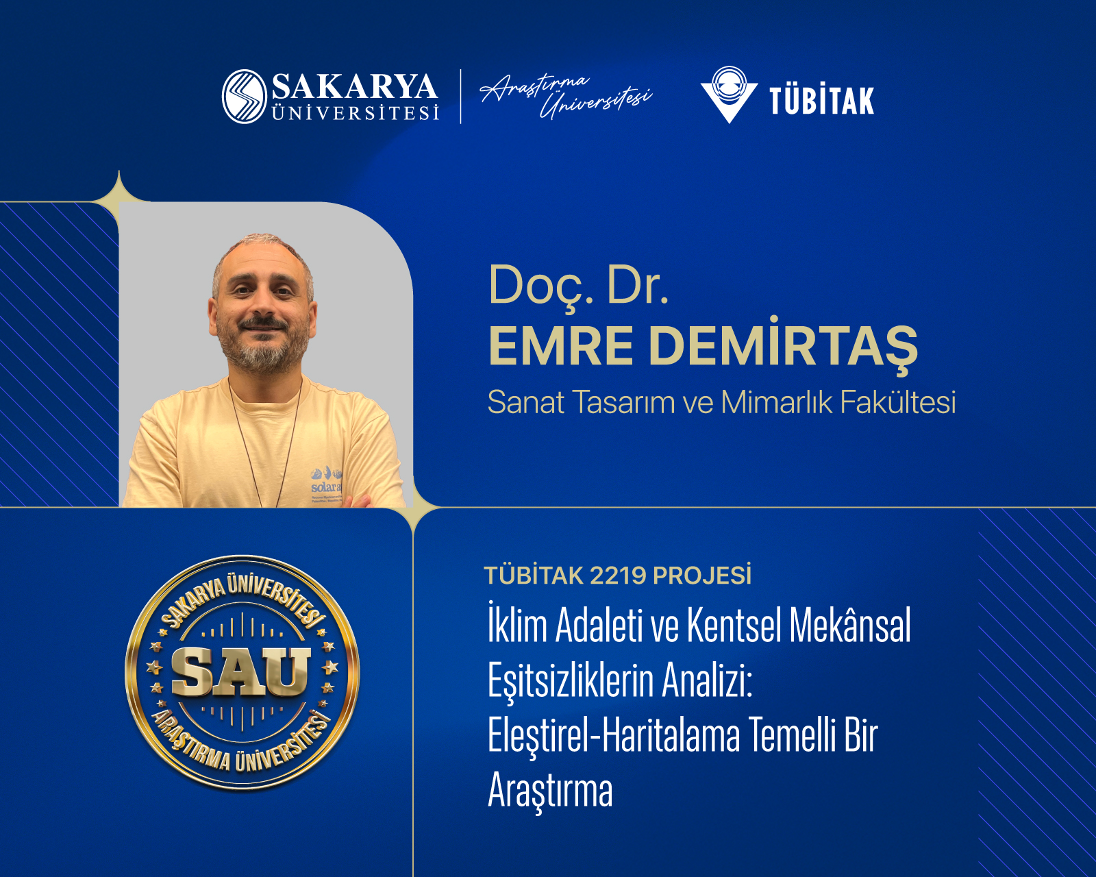 SAU Mimarlık Bölümünden TÜBİTAK 2219 Başarısı