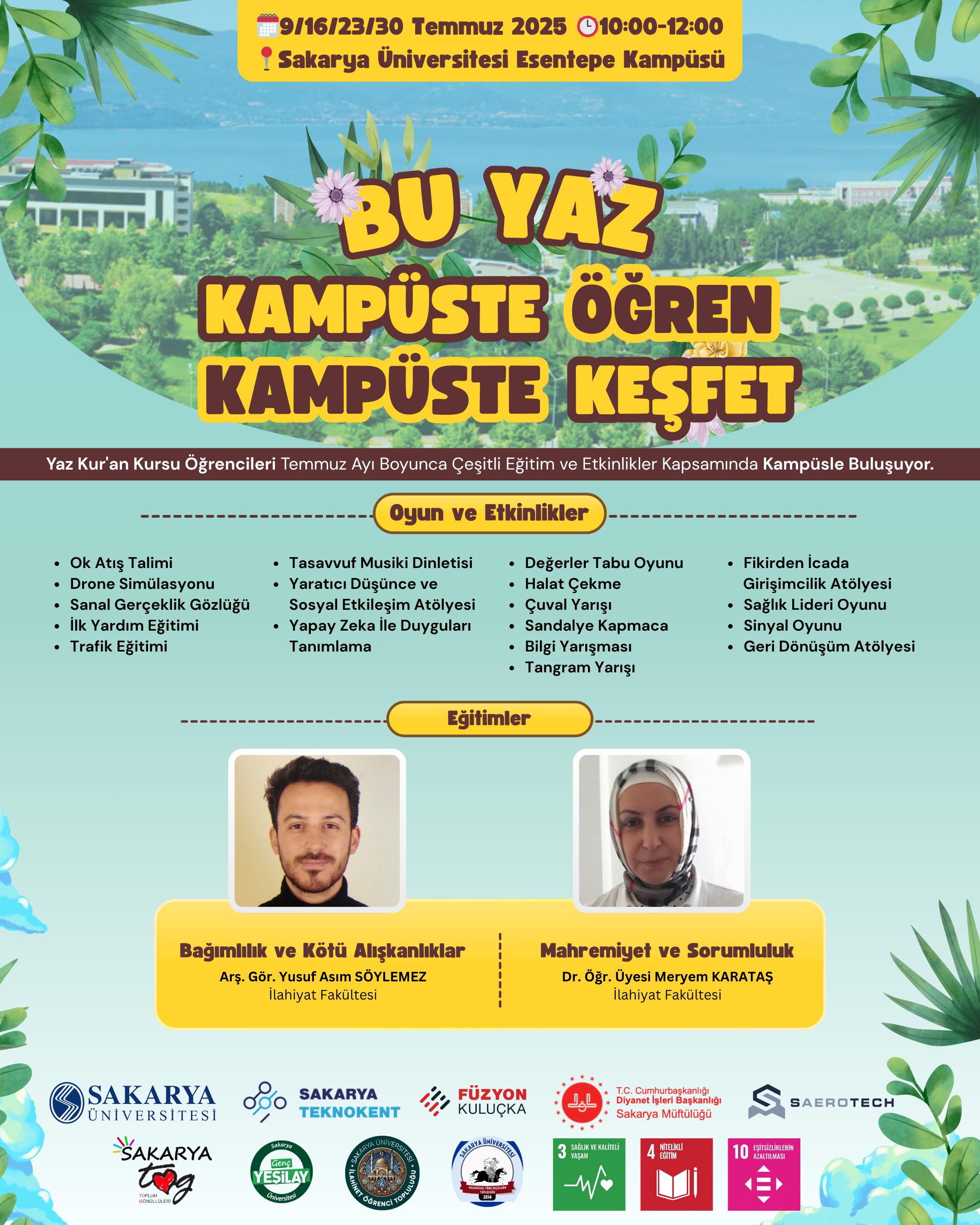  “Kampüste Öğren Kampüste Keşfet” Projesi Başlıyor