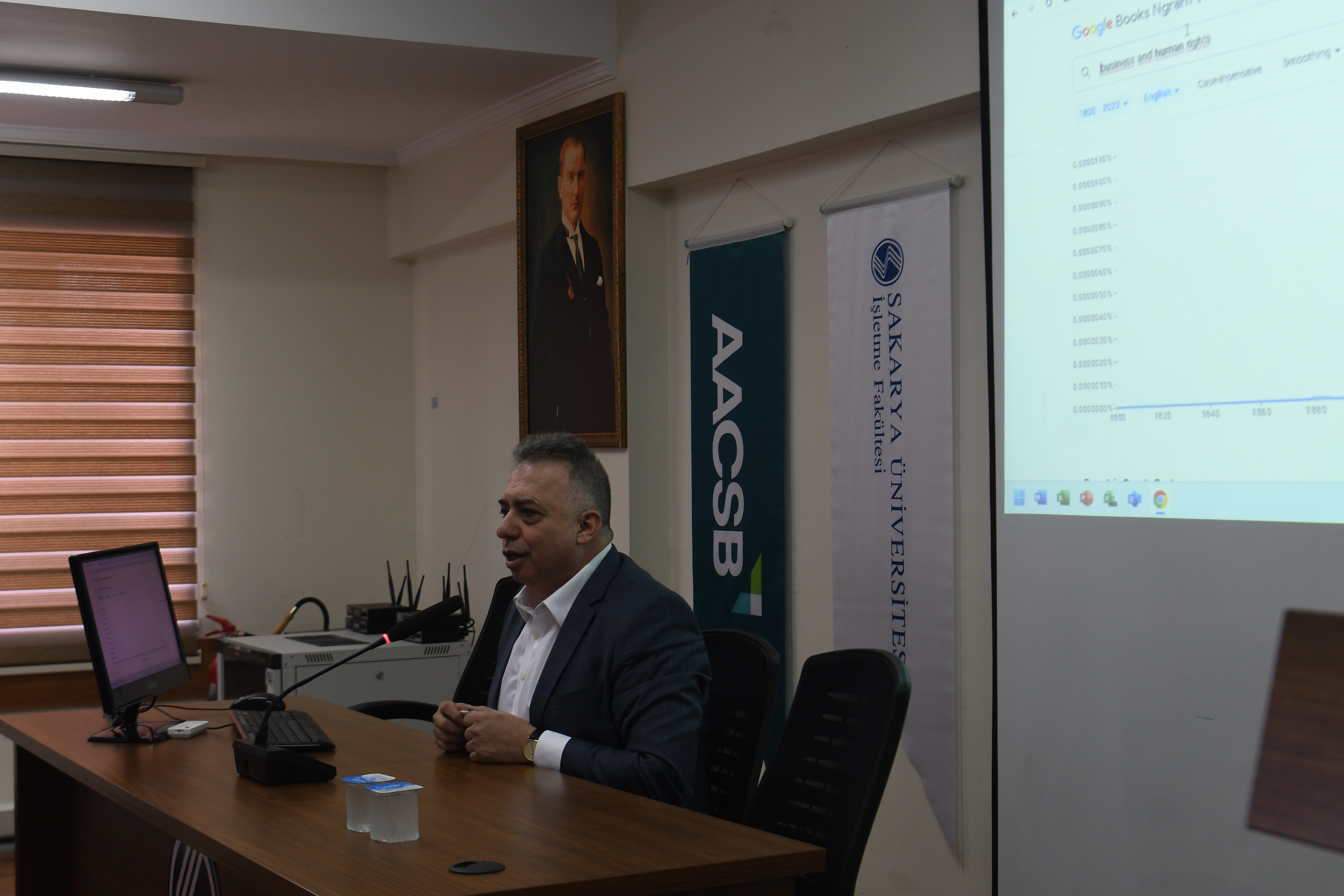 Sakarya Üniversitesinde İş Dünyası ve İnsan Hakları Konuşuldu