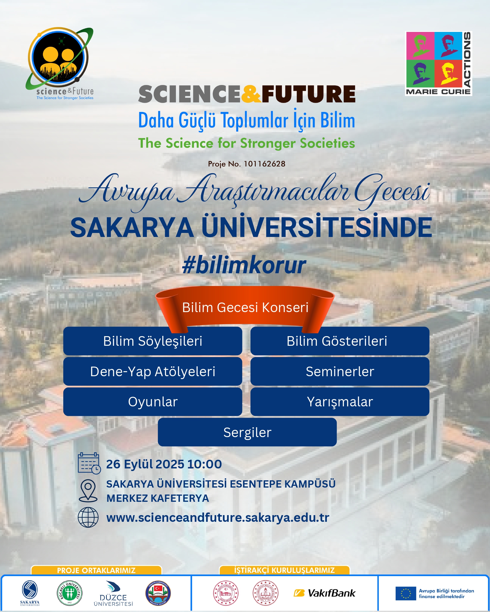 Kampüste Bilim Dolu Gece