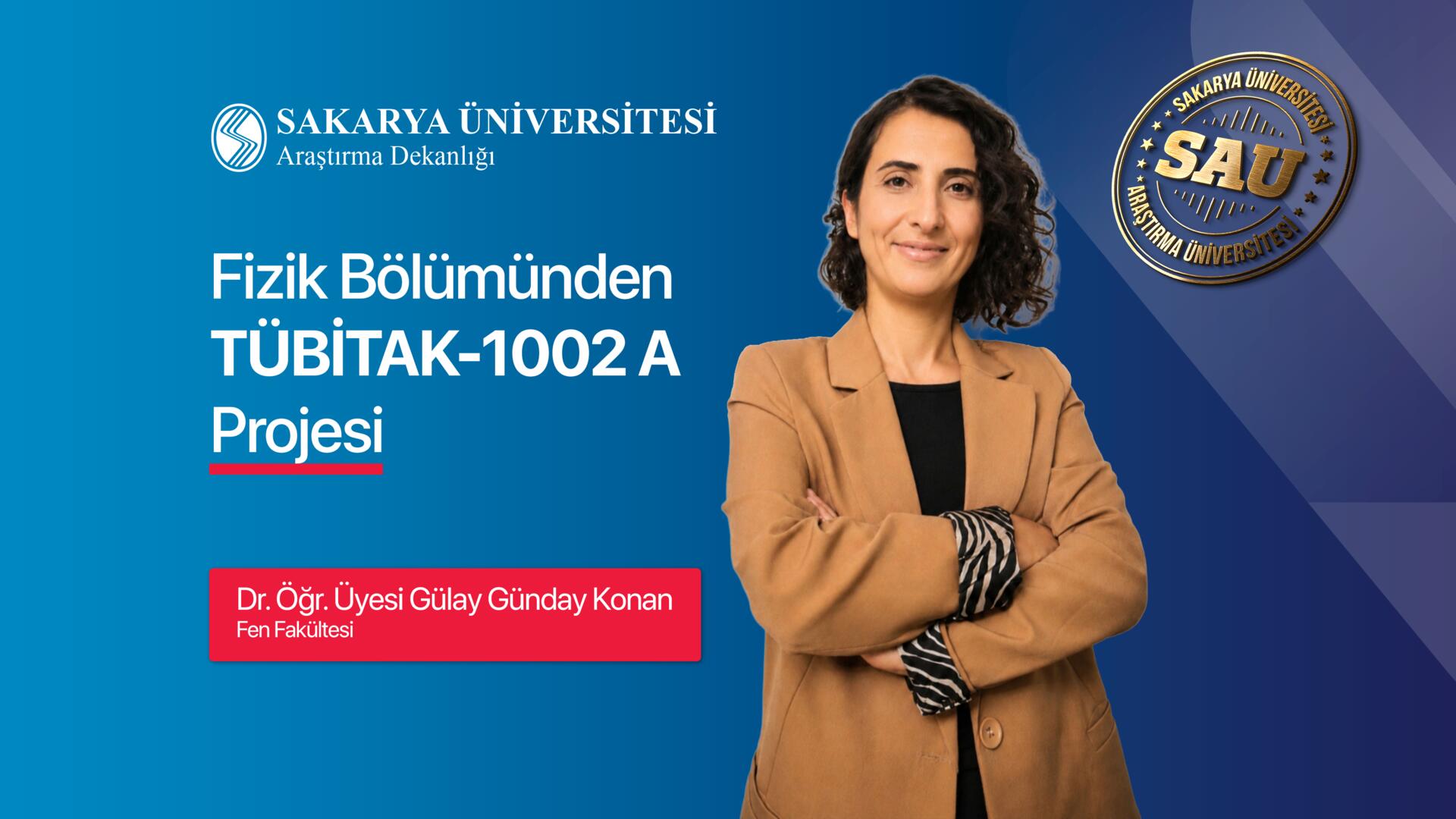 Fizik Bölümünden TÜBİTAK-1002-A Projesi