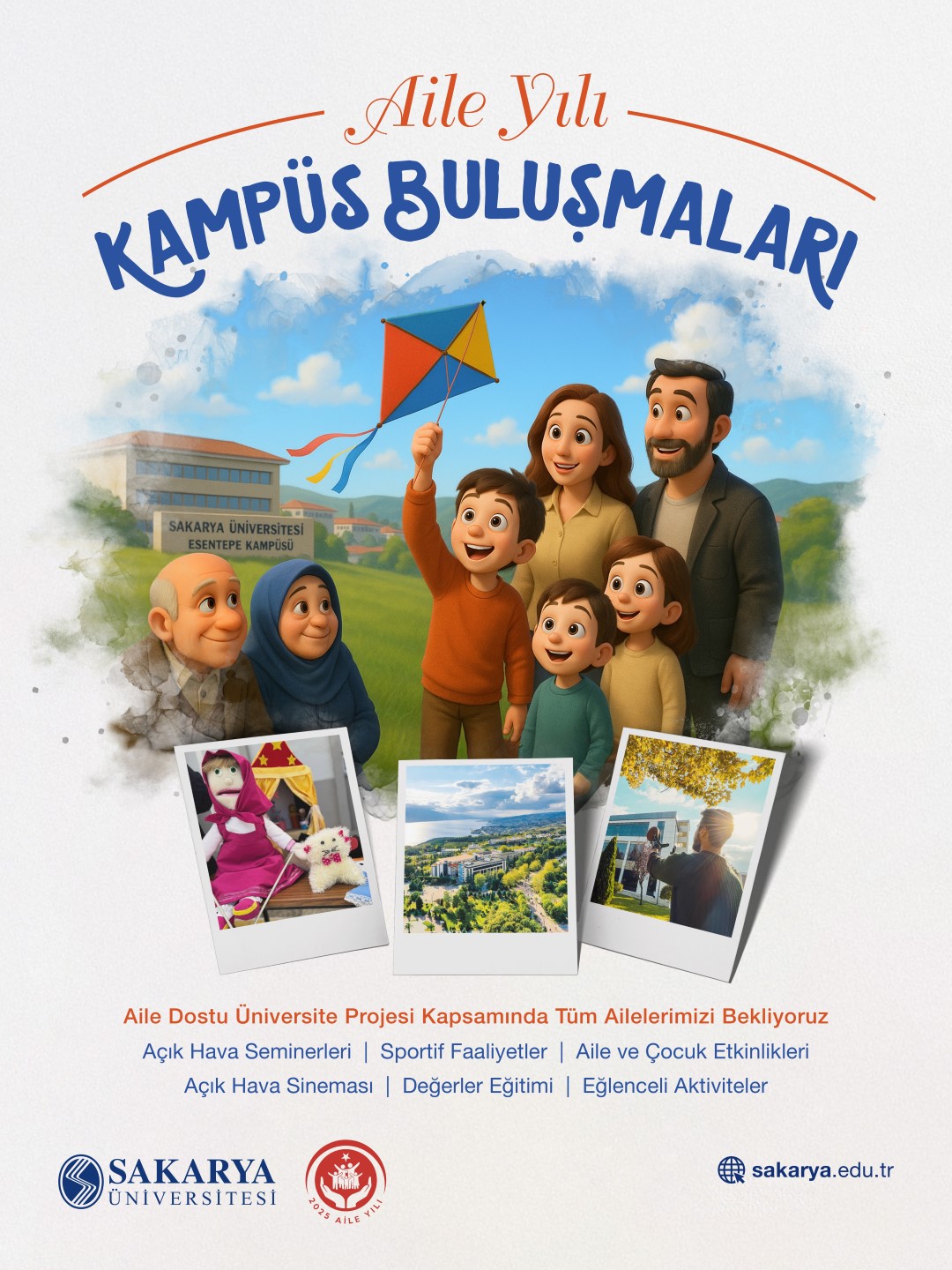 Sakarya Üniversitesi Yaz Aylarında Ailelere Kapılarını Açıyor